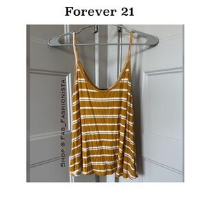 🛍️ Forever 21 Stripe Sleeveless Camisole M